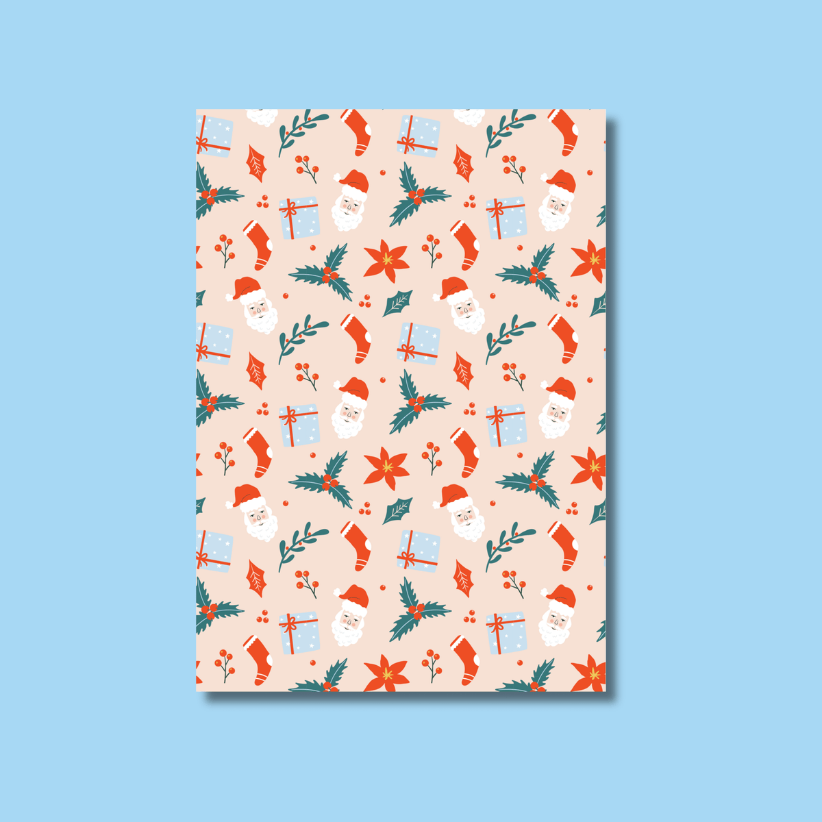 Festive Scrapbook Paper Pack A5 - Coquette Cloud Co
