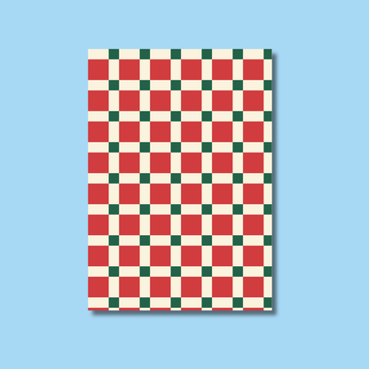 Festive Stripes & Plaid Scrapbook Paper Pack A5 - Coquette Cloud Co