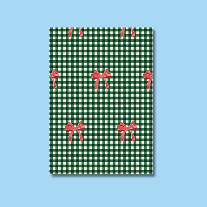 Festive Stripes & Plaid Scrapbook Paper Pack A5 - Coquette Cloud Co