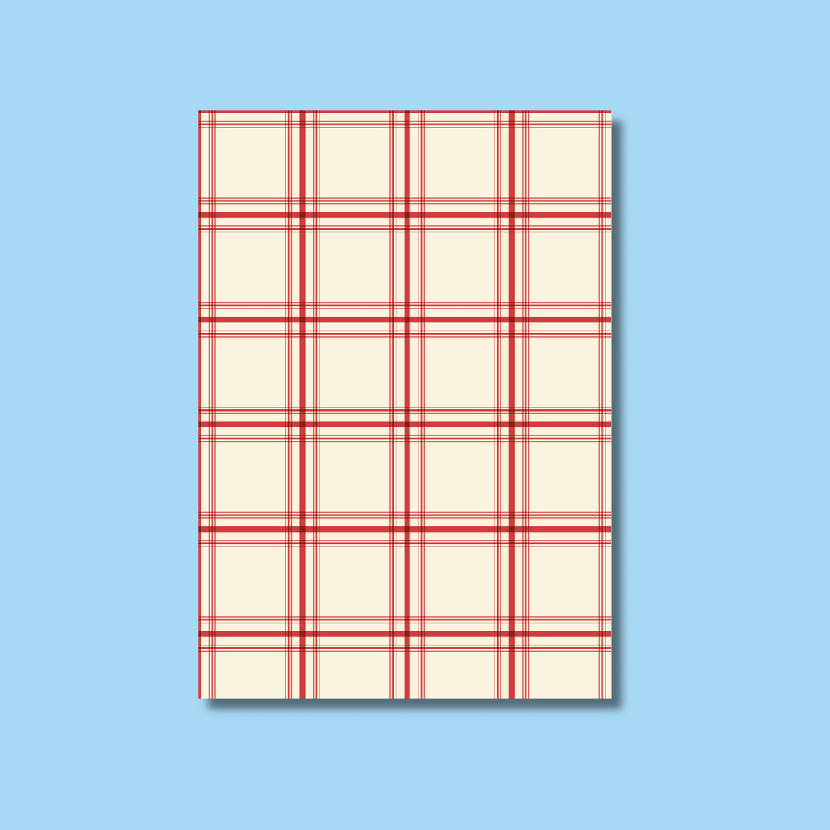 Festive Stripes & Plaid Scrapbook Paper Pack A5 - Coquette Cloud Co