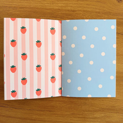 Floral & Basics Patterned Scrapbook Paper Booklet A5 - Coquette Cloud Co