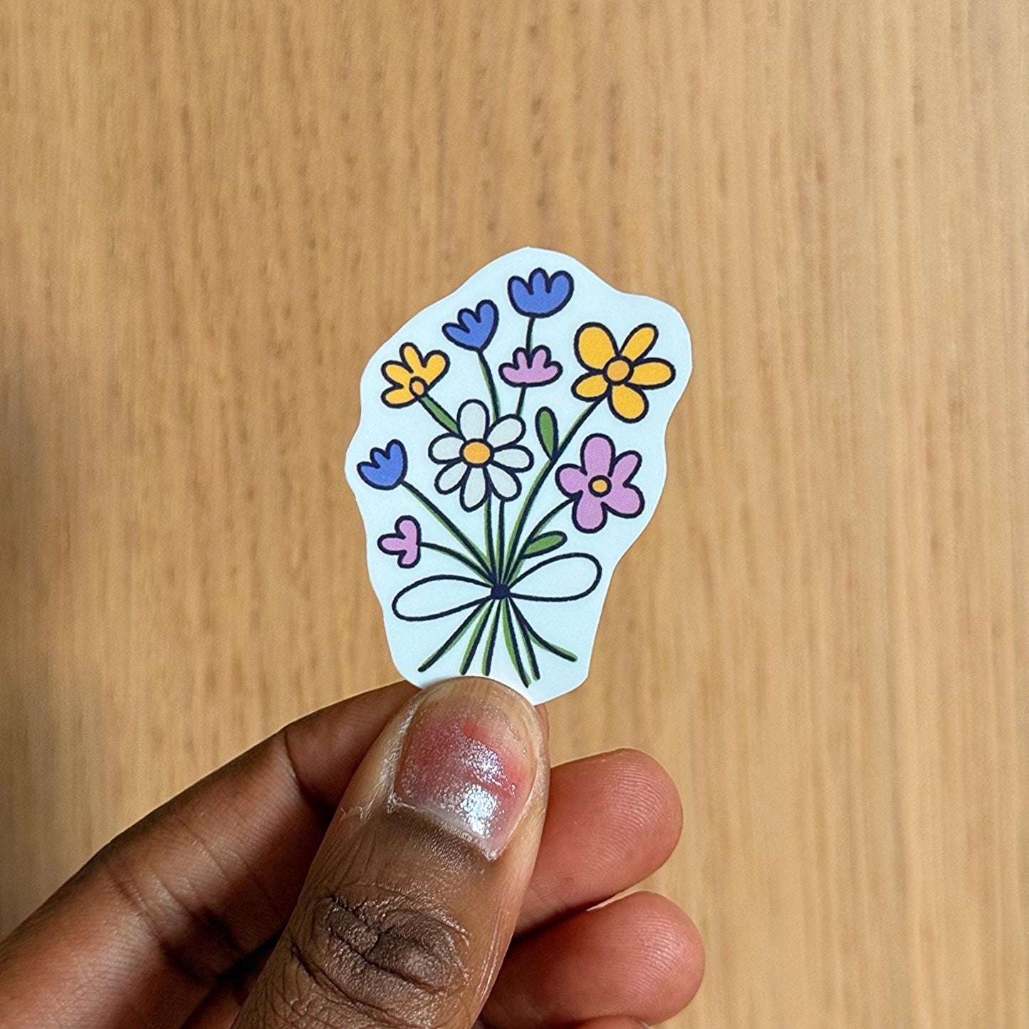 Flower Bouquet Sticker - Coquette Cloud Co