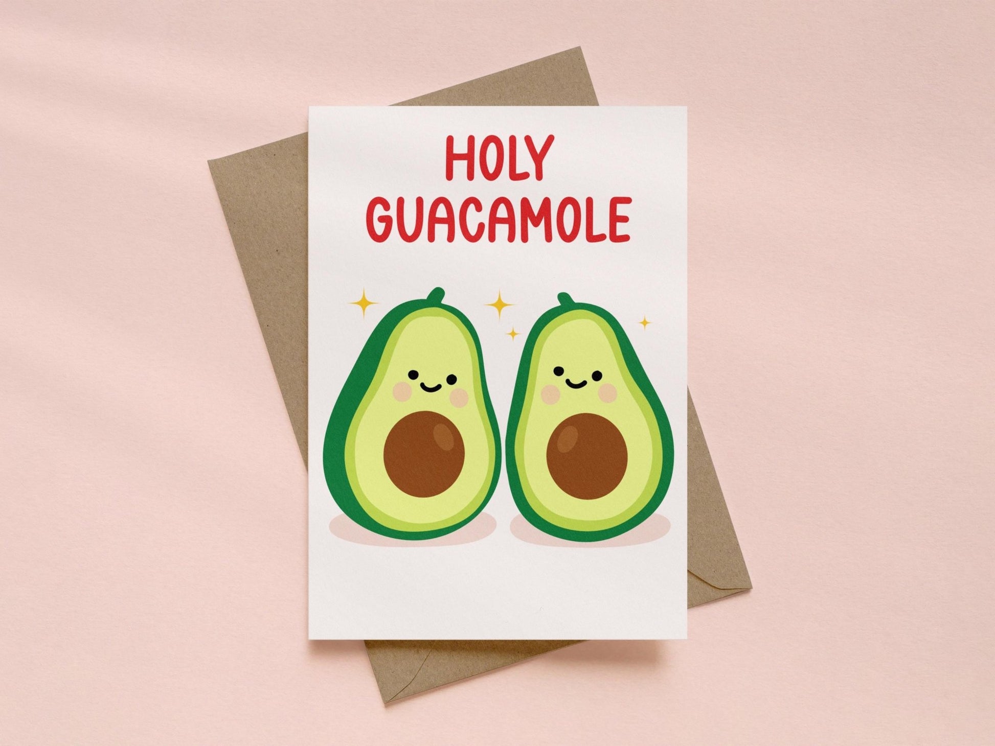 Funny Avocado Card - Coquette Cloud Co