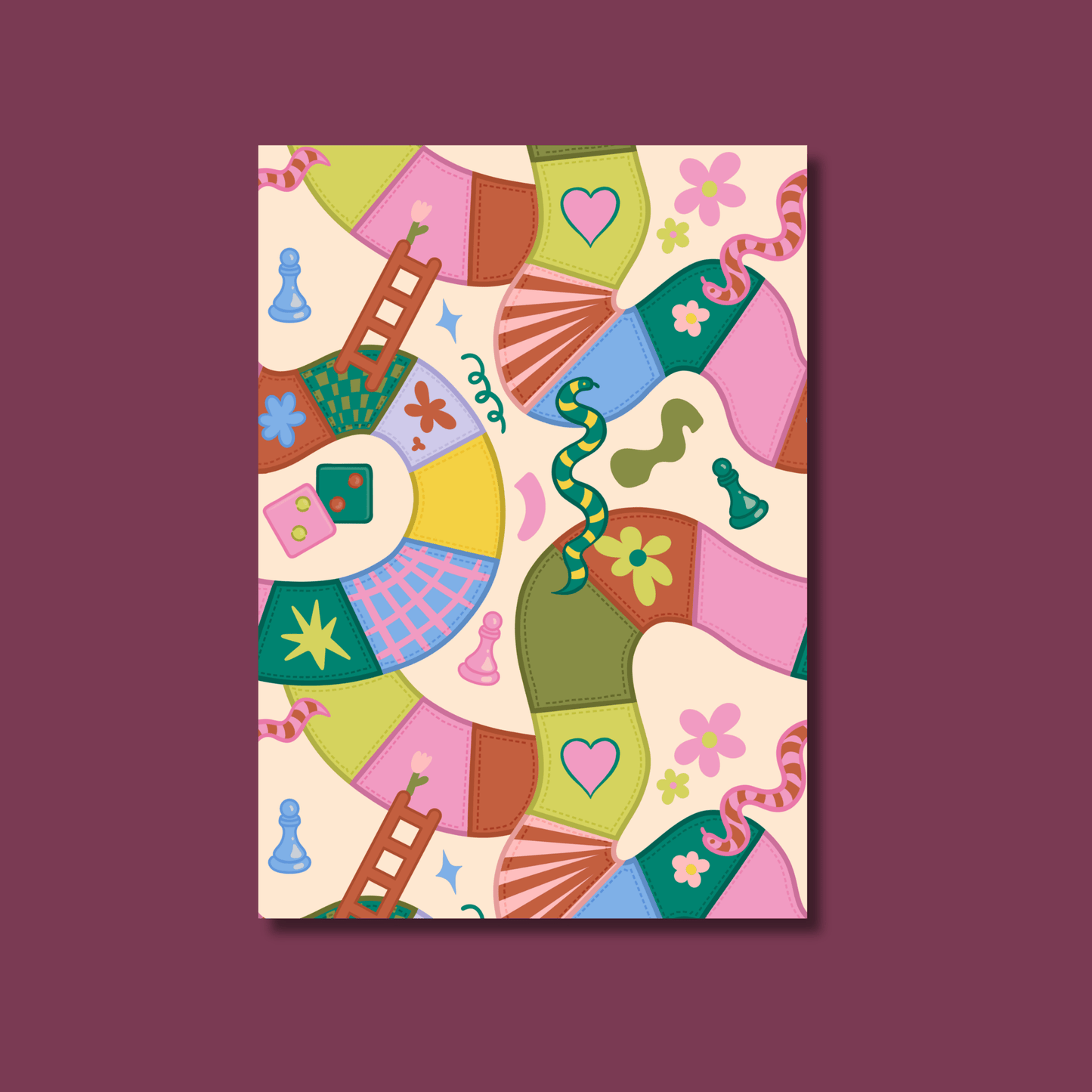 Games Scrapbook Paper Pack A5 - Coquette Cloud Co