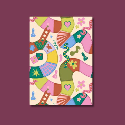Games Scrapbook Paper Pack A5 - Coquette Cloud Co