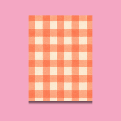 Gingham Scrapbook Paper Pack A5 - Coquette Cloud Co