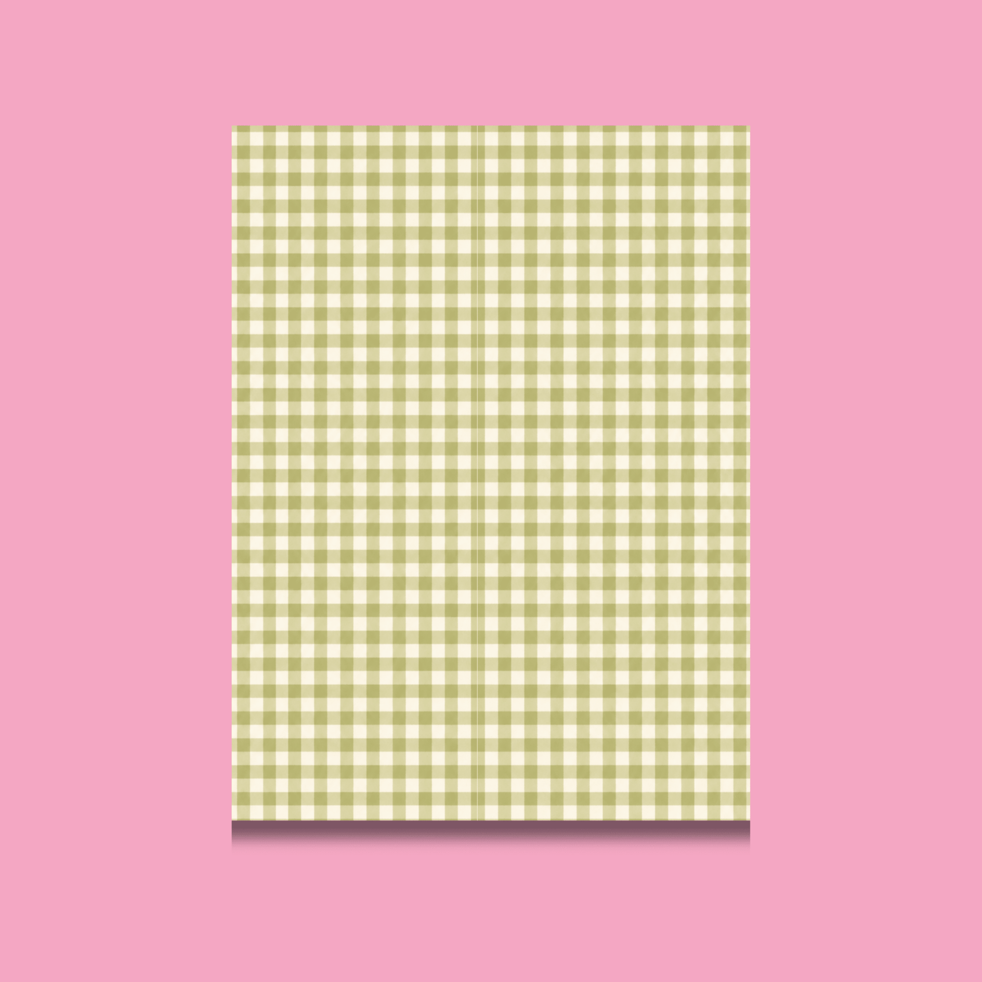 Gingham Scrapbook Paper Pack A5 - Coquette Cloud Co