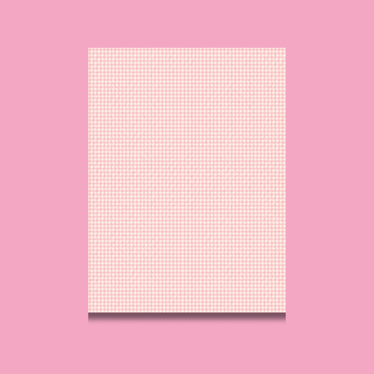 Gingham Scrapbook Paper Pack A5 - Coquette Cloud Co