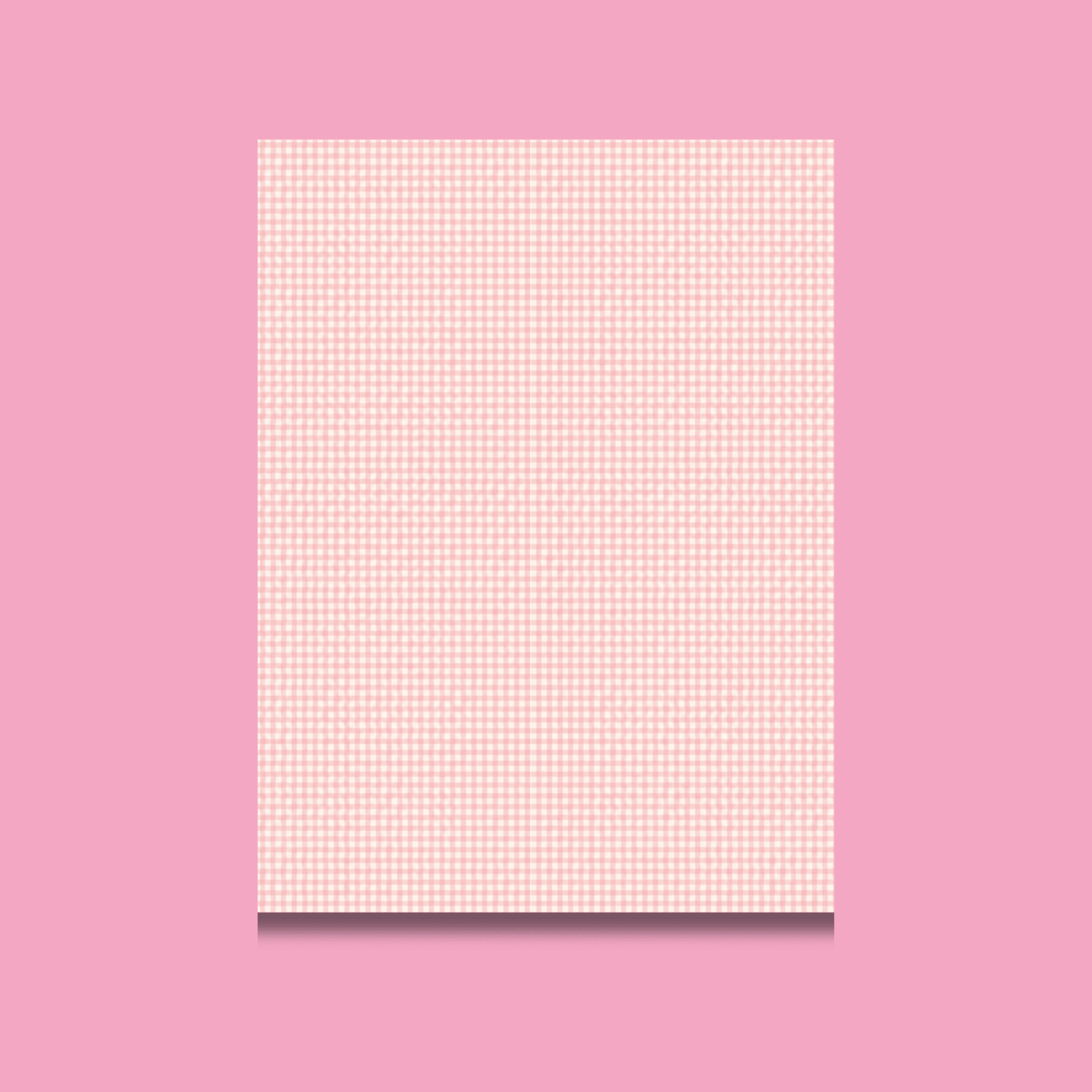 Gingham Scrapbook Paper Pack A5 - Coquette Cloud Co