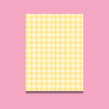 Gingham Scrapbook Paper Pack A5 - Coquette Cloud Co