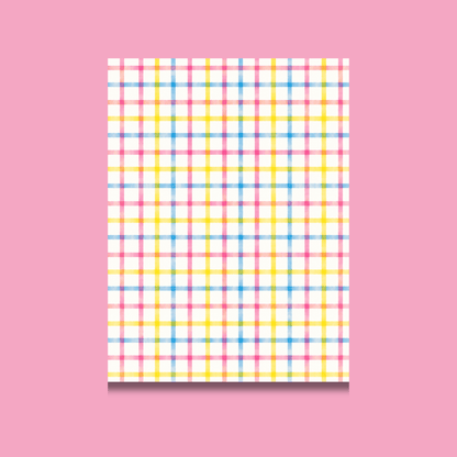 Gingham Scrapbook Paper Pack A5 - Coquette Cloud Co