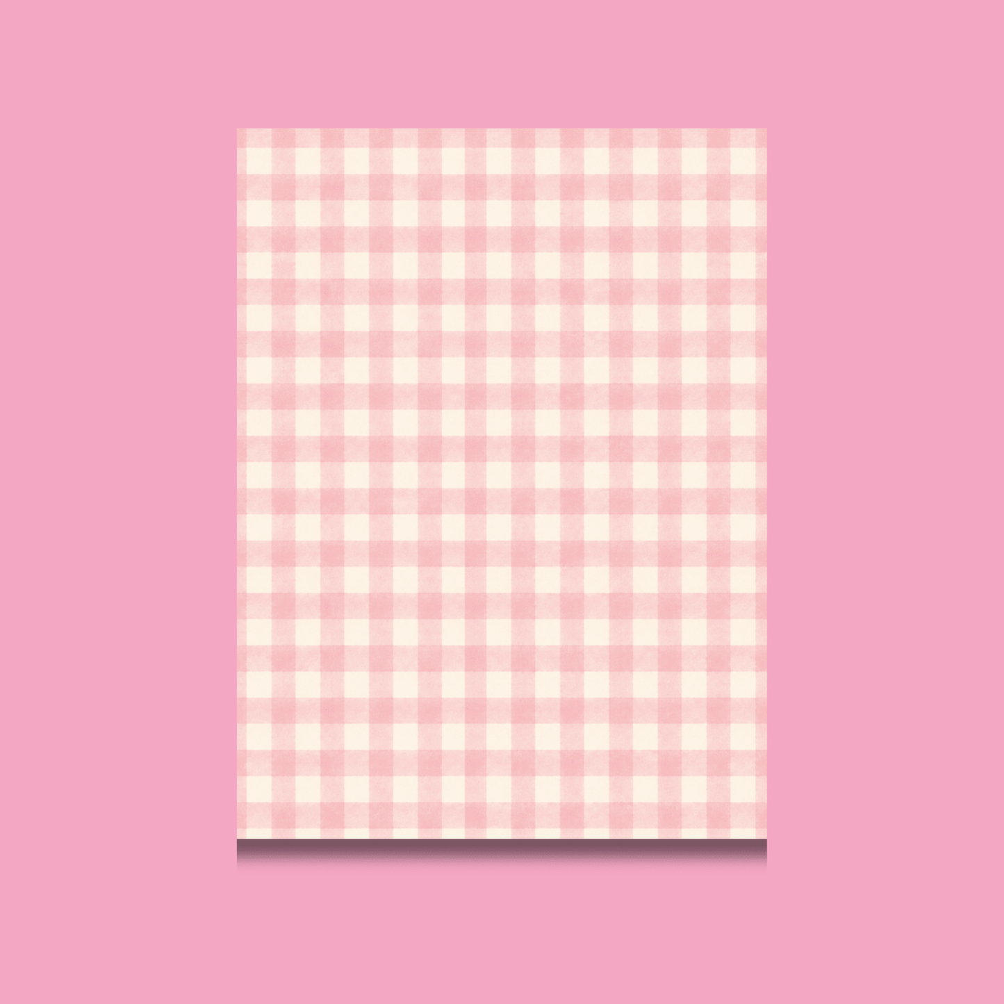 Gingham Scrapbook Paper Pack A5 - Coquette Cloud Co