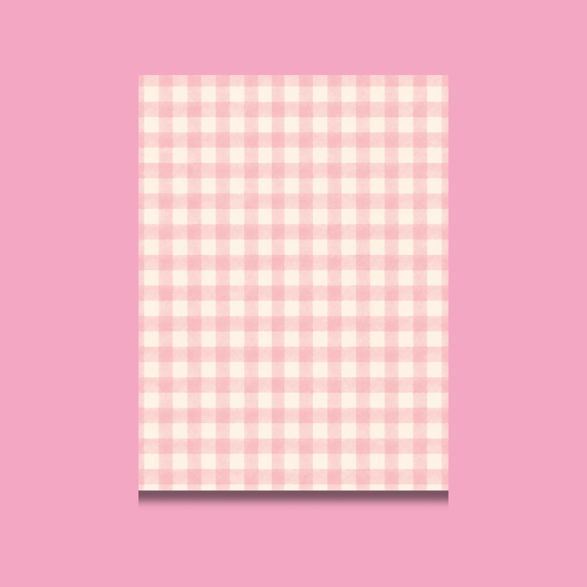 Gingham Scrapbook Paper Pack A5 - Coquette Cloud Co