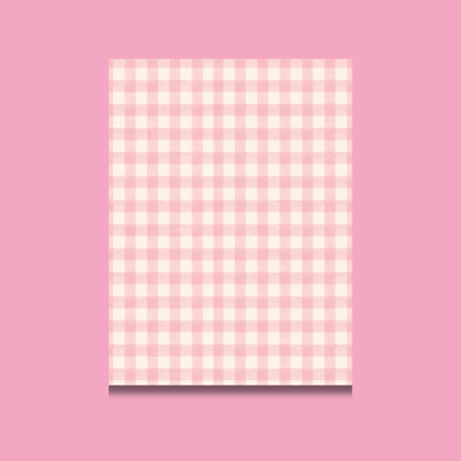 Gingham Scrapbook Paper Pack A5 - Coquette Cloud Co