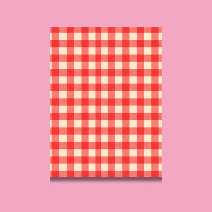Gingham Scrapbook Paper Pack A5 - Coquette Cloud Co