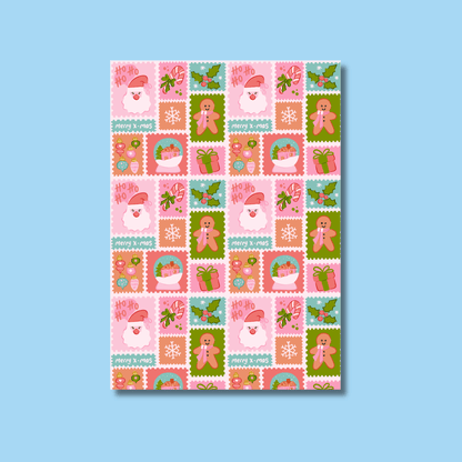 Girlie Christmas Scrapbook Paper Pack A5 - Coquette Cloud Co