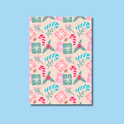 Girly Christmas Scrapbook Paper Pack A5 - Coquette Cloud Co