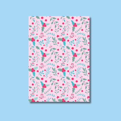 Girly Christmas Scrapbook Paper Pack A5 - Coquette Cloud Co