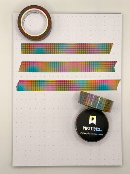 Grid Ombre Washi Tape - Coquette Cloud Co