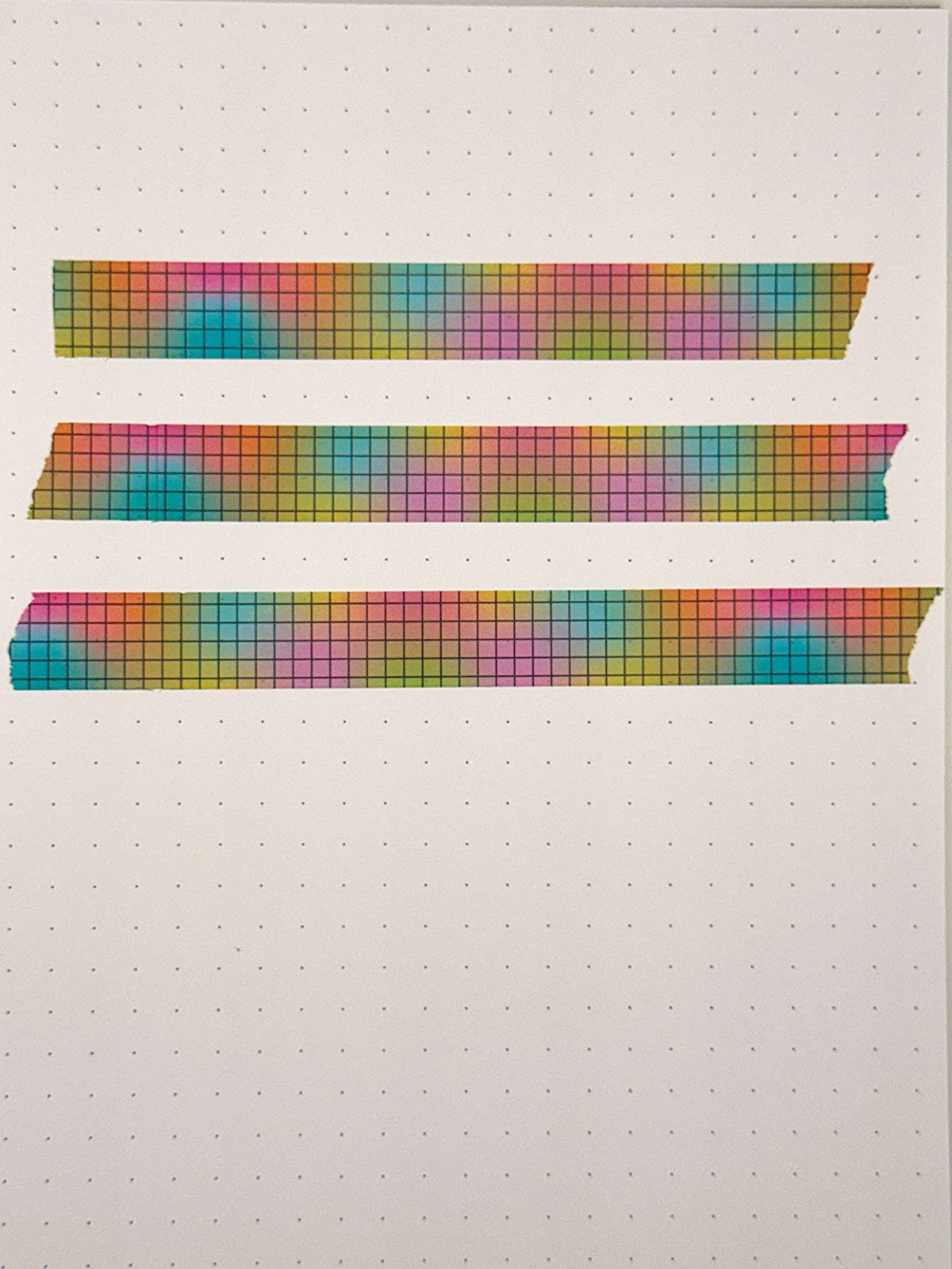 Grid Ombre Washi Tape - Coquette Cloud Co