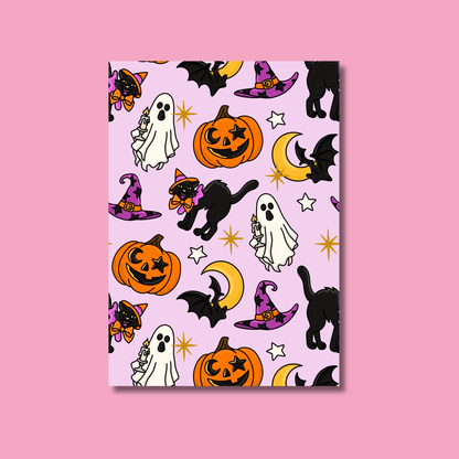 Halloween Scrapbook Paper Pack A5 - Coquette Cloud Co
