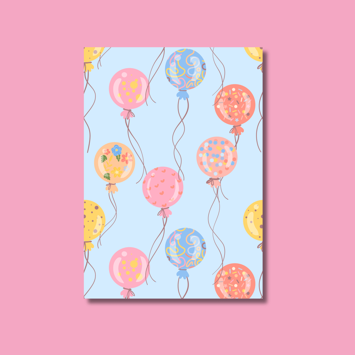 Happy Birthday Scrapbook Paper Pack A5 - Coquette Cloud Co