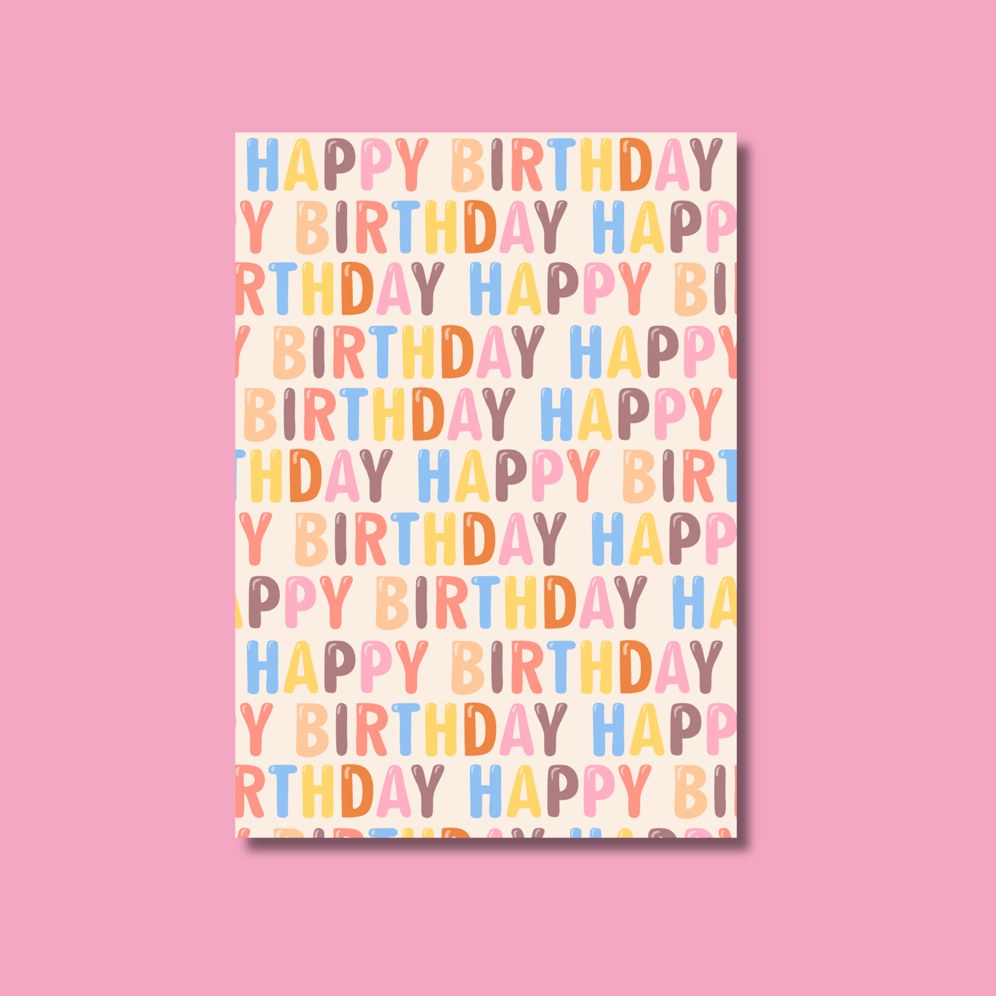 Happy Birthday Scrapbook Paper Pack A5 - Coquette Cloud Co