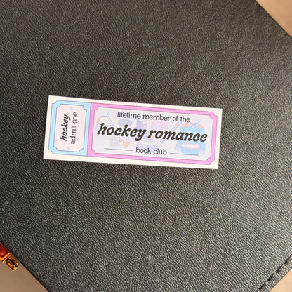 Hockey Romance Book Club Sticker - Coquette Cloud Co