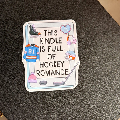 Hockey Romance Kindle Sticker - Coquette Cloud Co