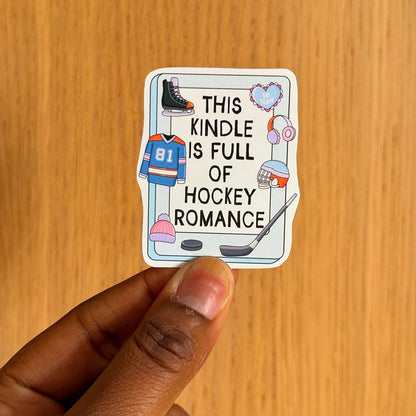 Hockey Romance Kindle Sticker - Coquette Cloud Co
