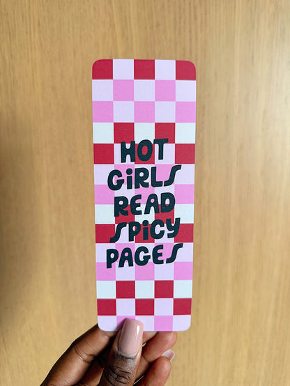 Hot Girls Read Spicy Pages Bookmark - Coquette Cloud Co