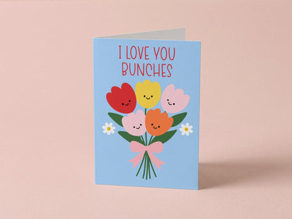I Love You Bunches Card - Coquette Cloud Co