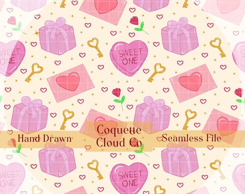 Valentines Seamless Pattern