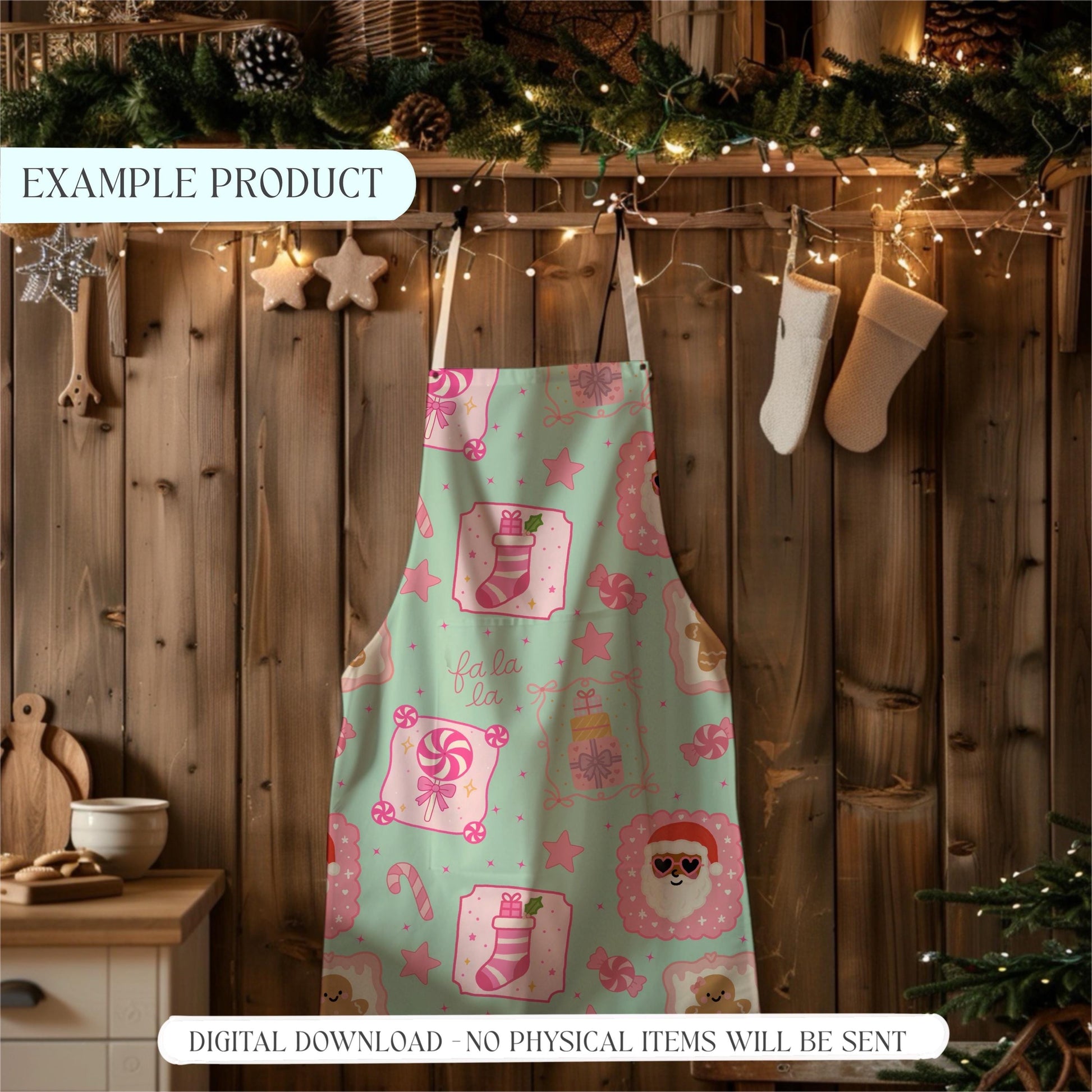 Christmas Frames Seamless Pattern, Digital Download for Holiday Crafts, Preppy Pink Girly Design, Repeating Art