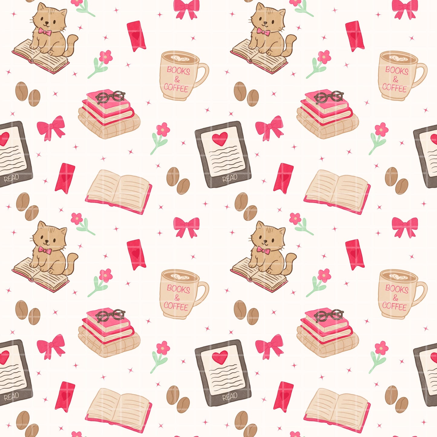 Tiled pattern showing seamless repeat and scale — 12x12 inch 300 DPI