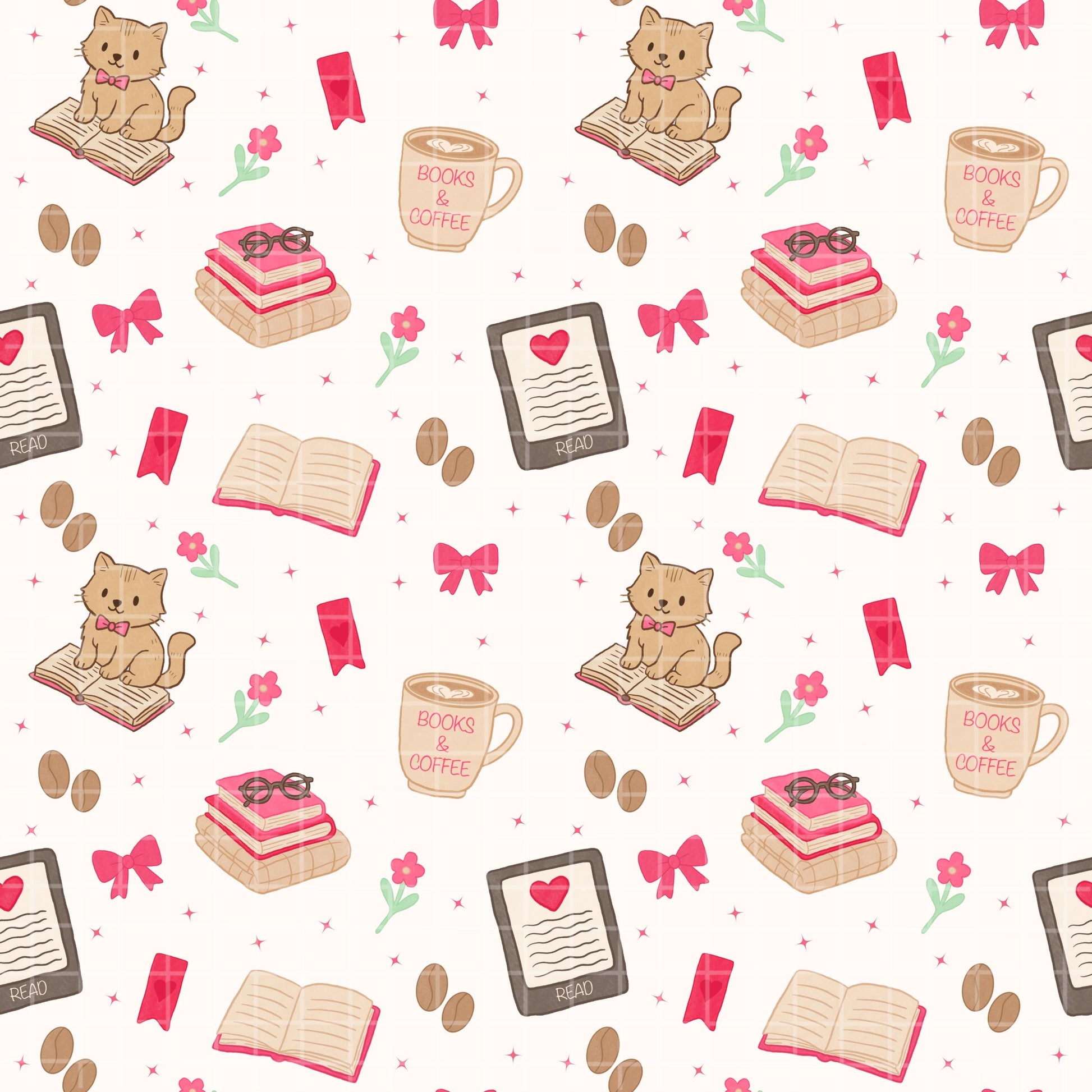 Tiled pattern showing seamless repeat and scale — 12x12 inch 300 DPI