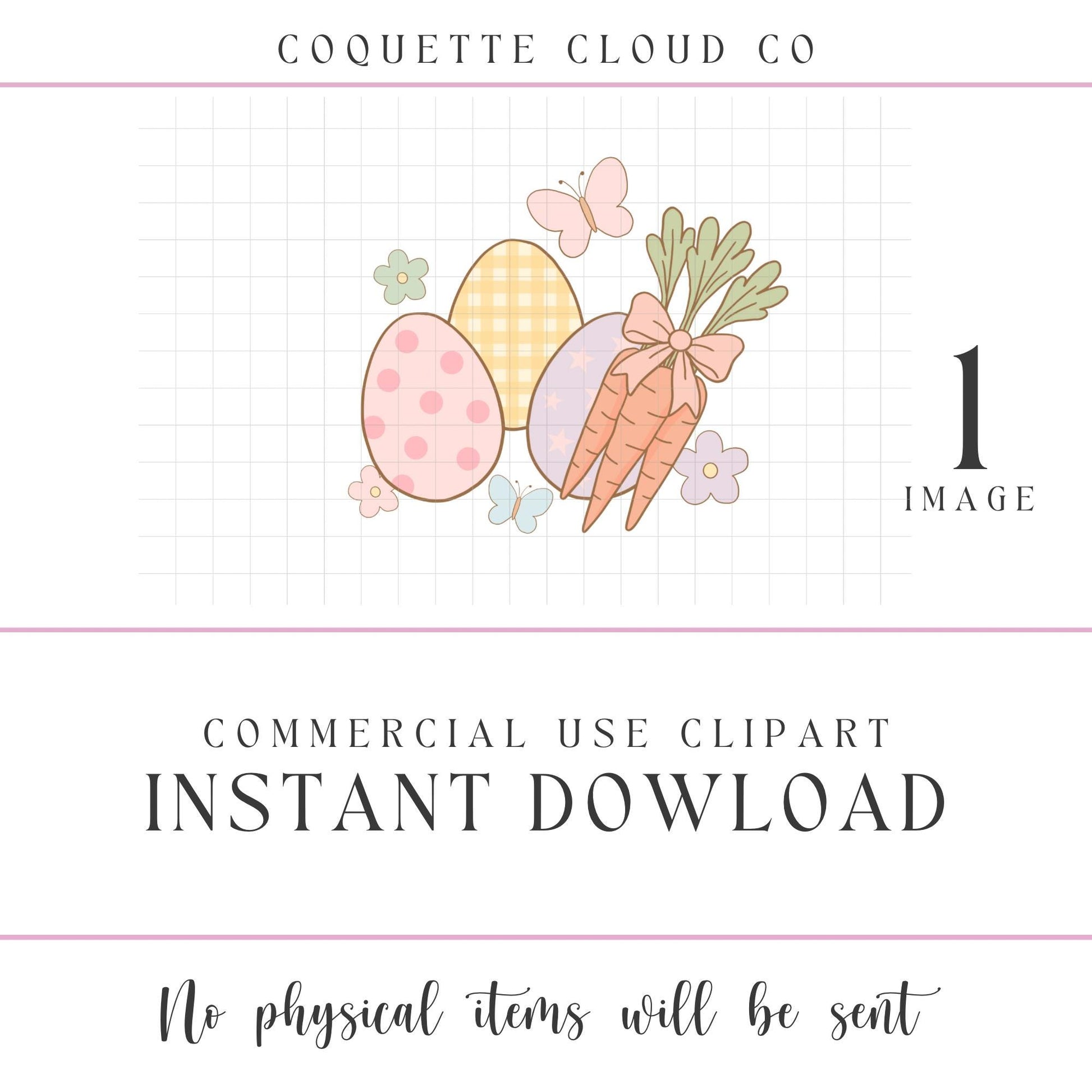 Easter Bunny PNG, Cute Digital Download, Clipart for Easter, Printable Art for Kids