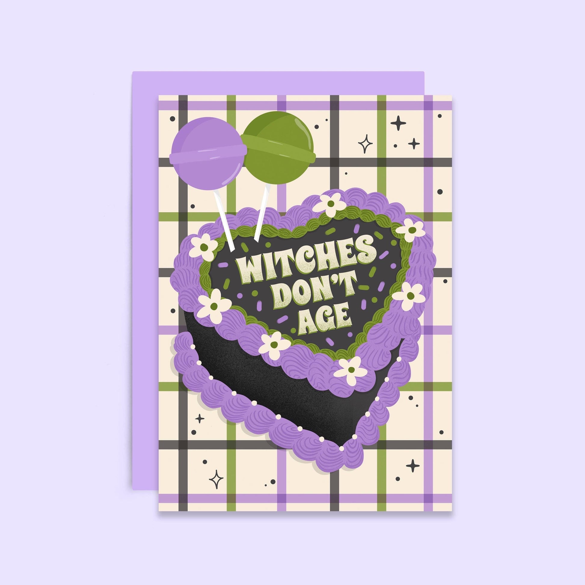 Witches Don’t Age Birthday Card, Funny Witch Card . Witchy Birthday Greeting Card, A6 Birthday Card