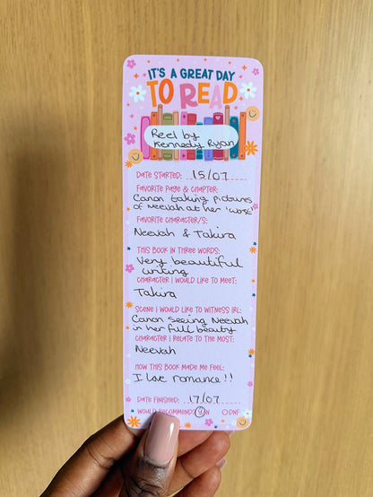 It’s A Great Day To Read Bookmark - Coquette Cloud Co