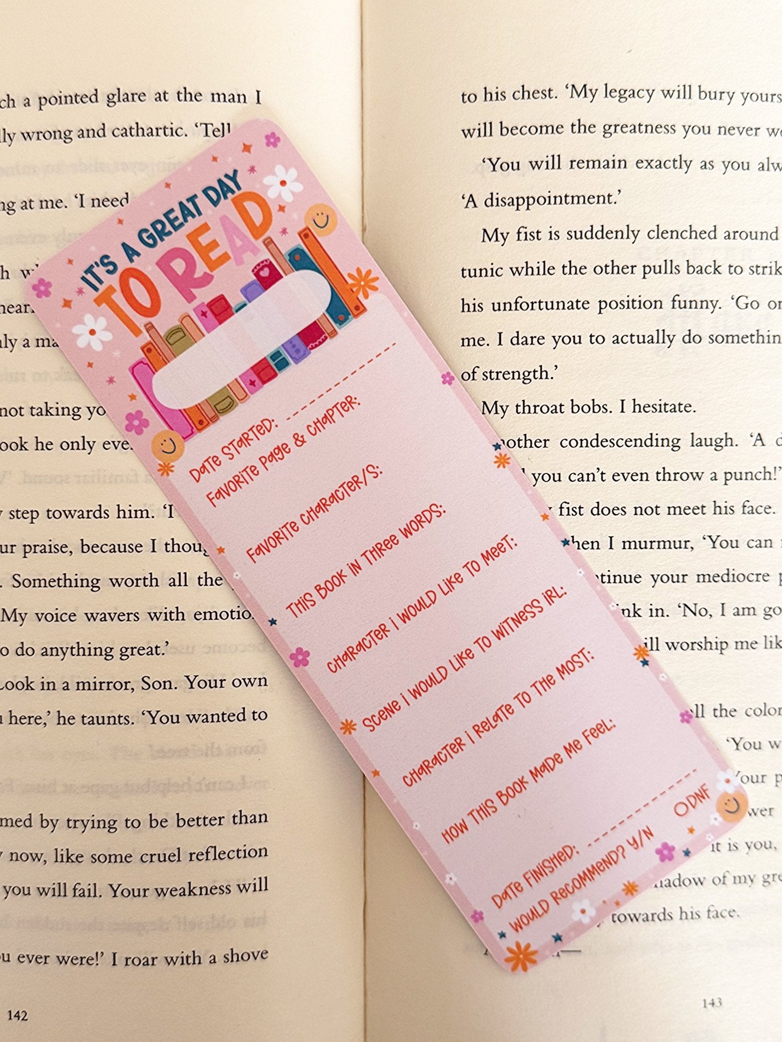 It’s A Great Day To Read Bookmark - Coquette Cloud Co