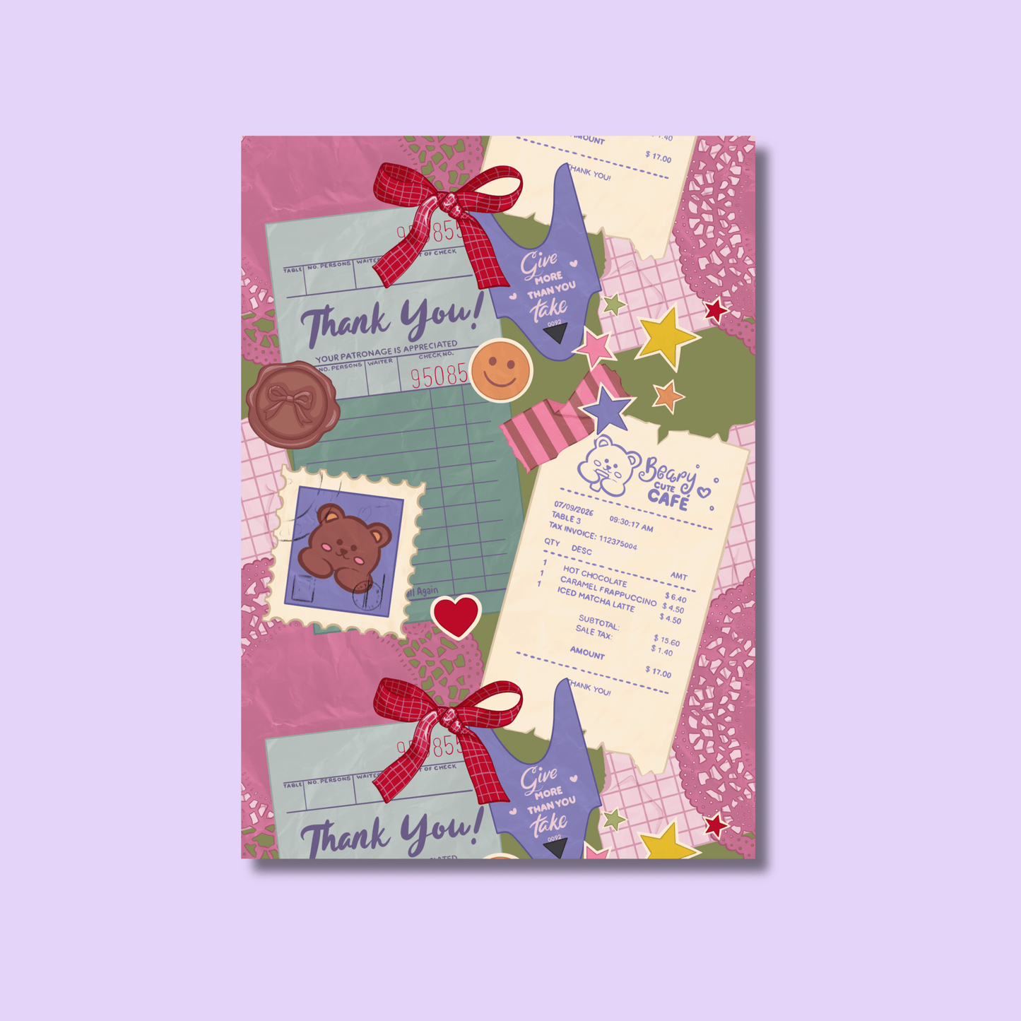 Junk Journal Scrapbook Paper Pack A5 - Coquette Cloud Co