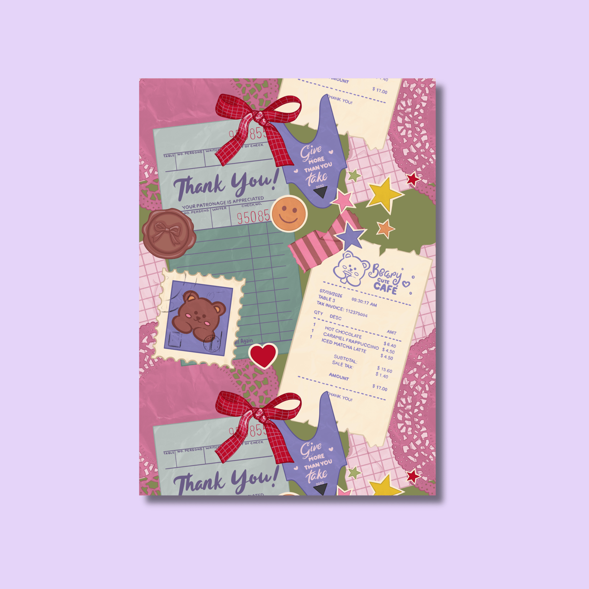 Junk Journal Scrapbook Paper Pack A5 - Coquette Cloud Co