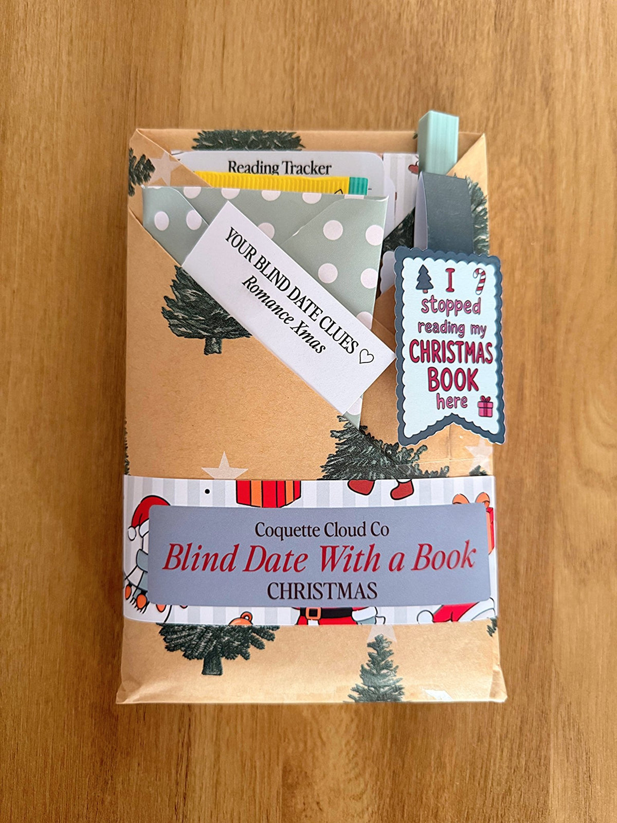 Limited Edition Christmas Blind Date With A Book - Coquette Cloud Co
