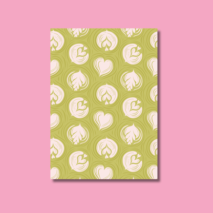 Matcha Lover Scrapbook Paper Pack A5 - Coquette Cloud Co