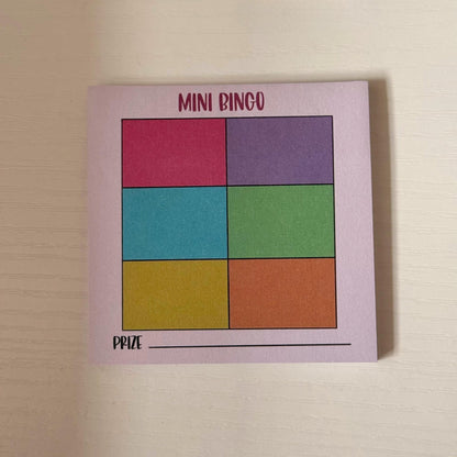 Mini Bingo Sticky Notes - Coquette Cloud Co