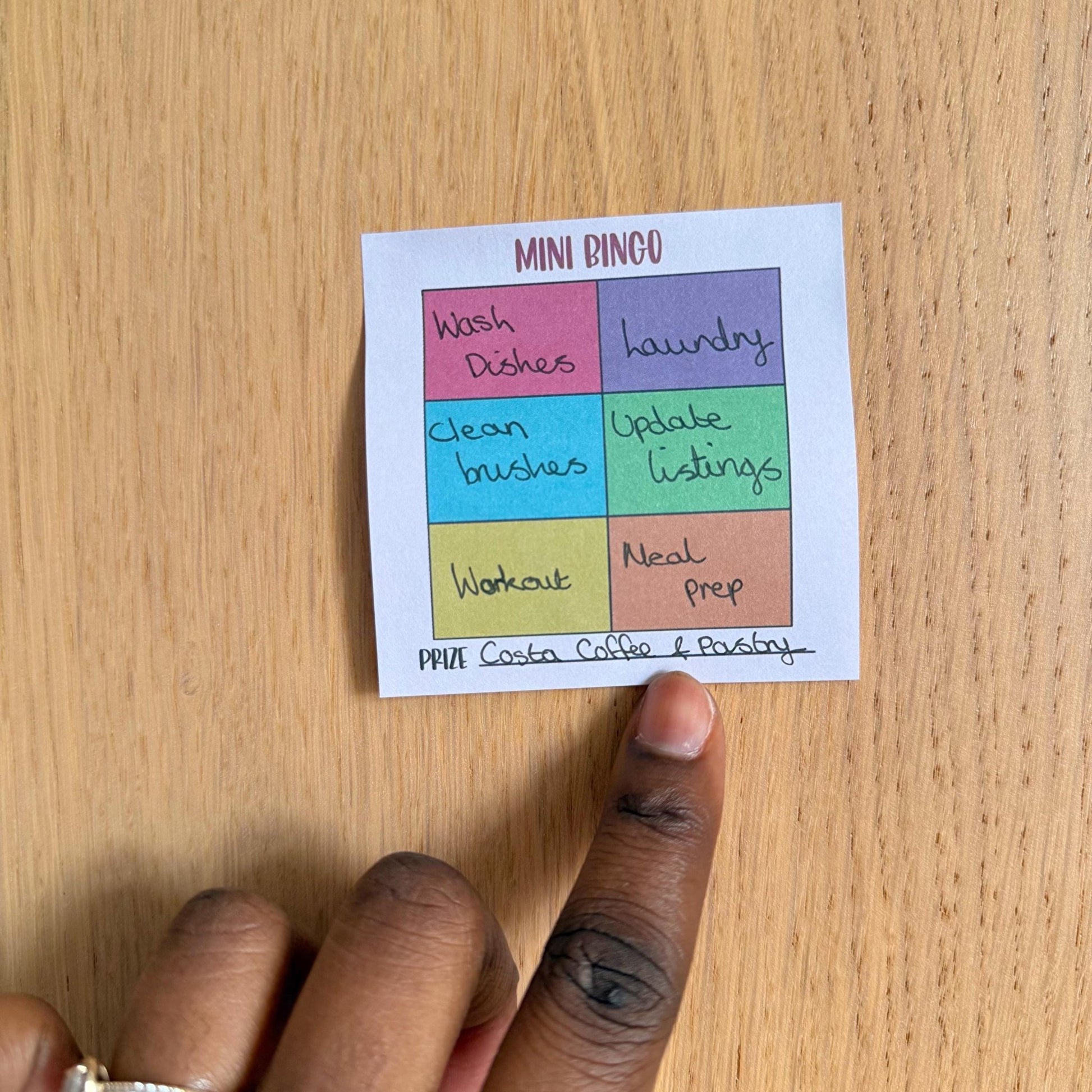 Mini Bingo Sticky Notes - Coquette Cloud Co