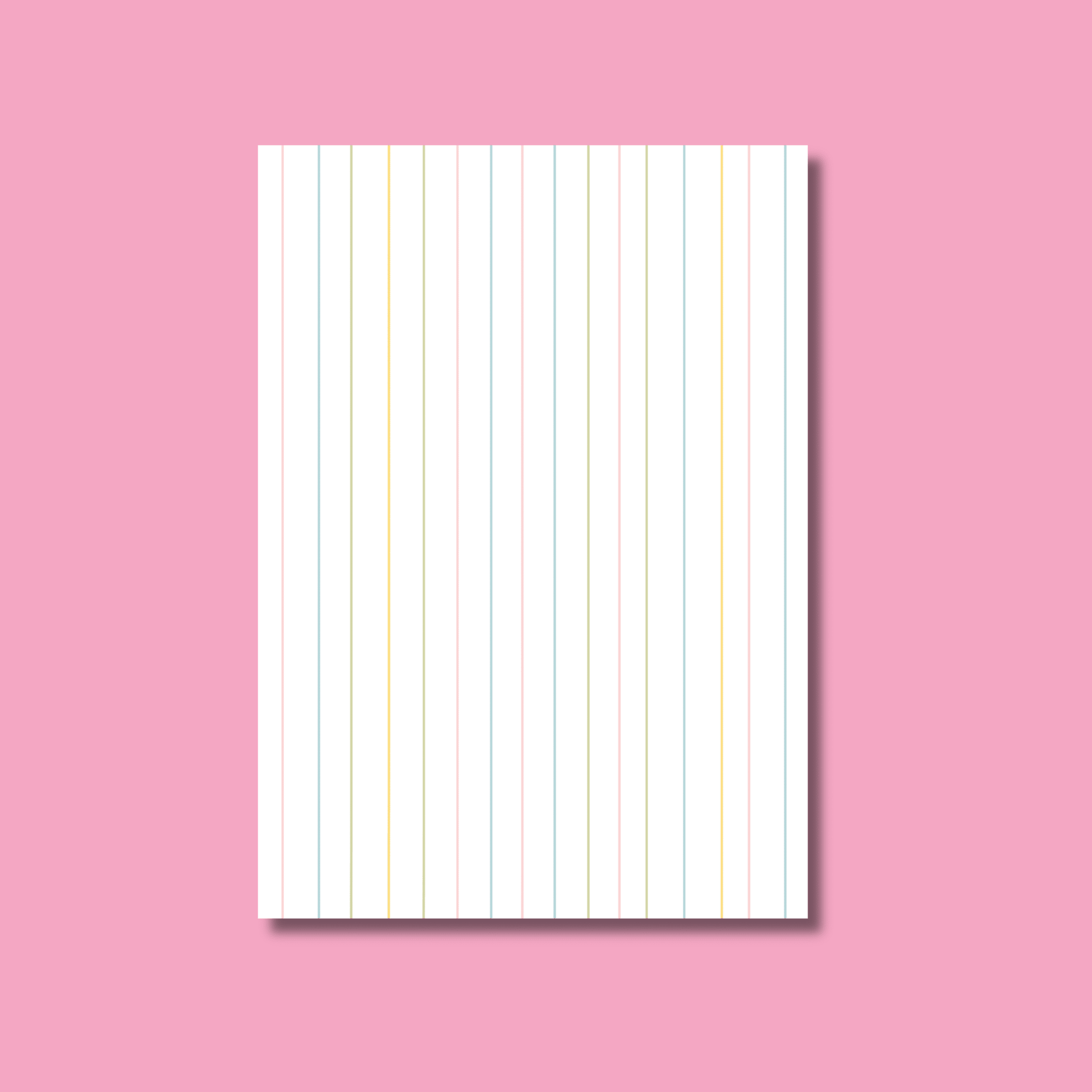 Notes Scrapbook Paper Pack A5 - Coquette Cloud Co