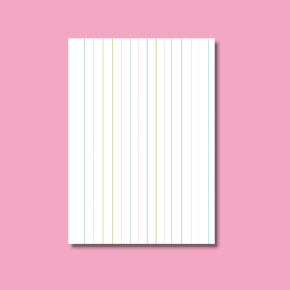 Notes Scrapbook Paper Pack A5 - Coquette Cloud Co