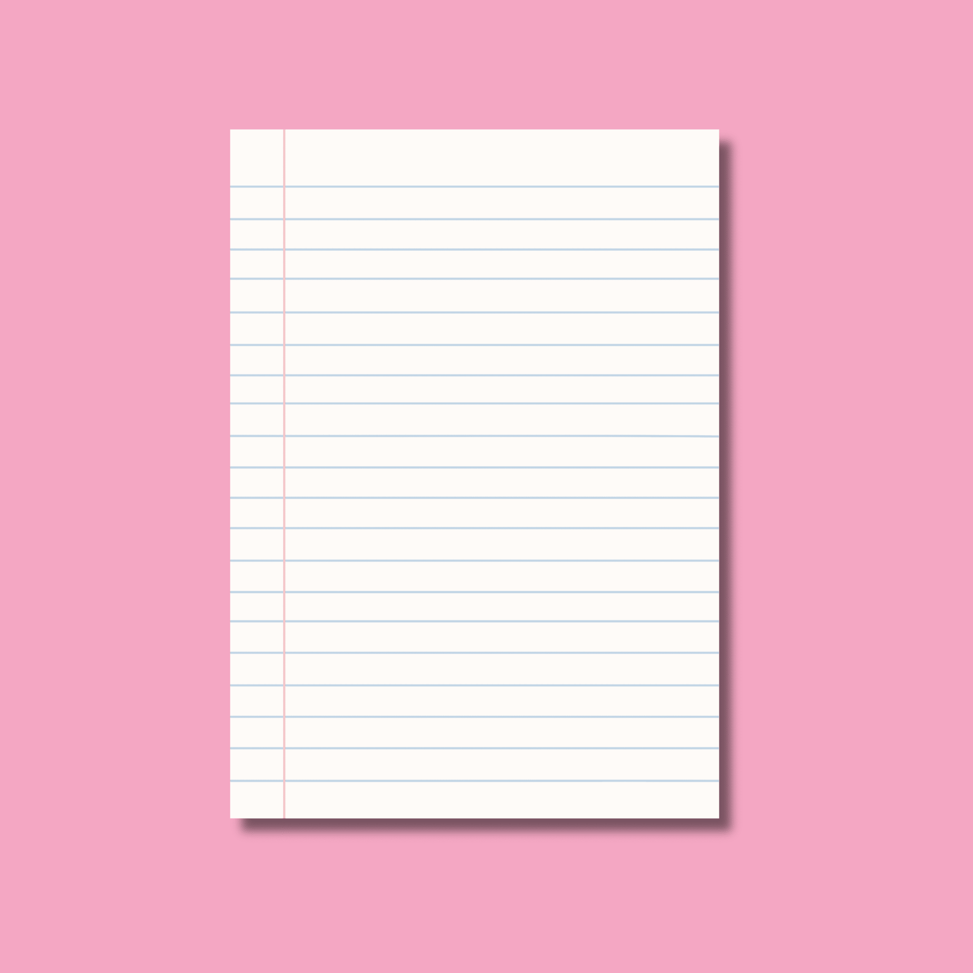 Notes Scrapbook Paper Pack A5 - Coquette Cloud Co