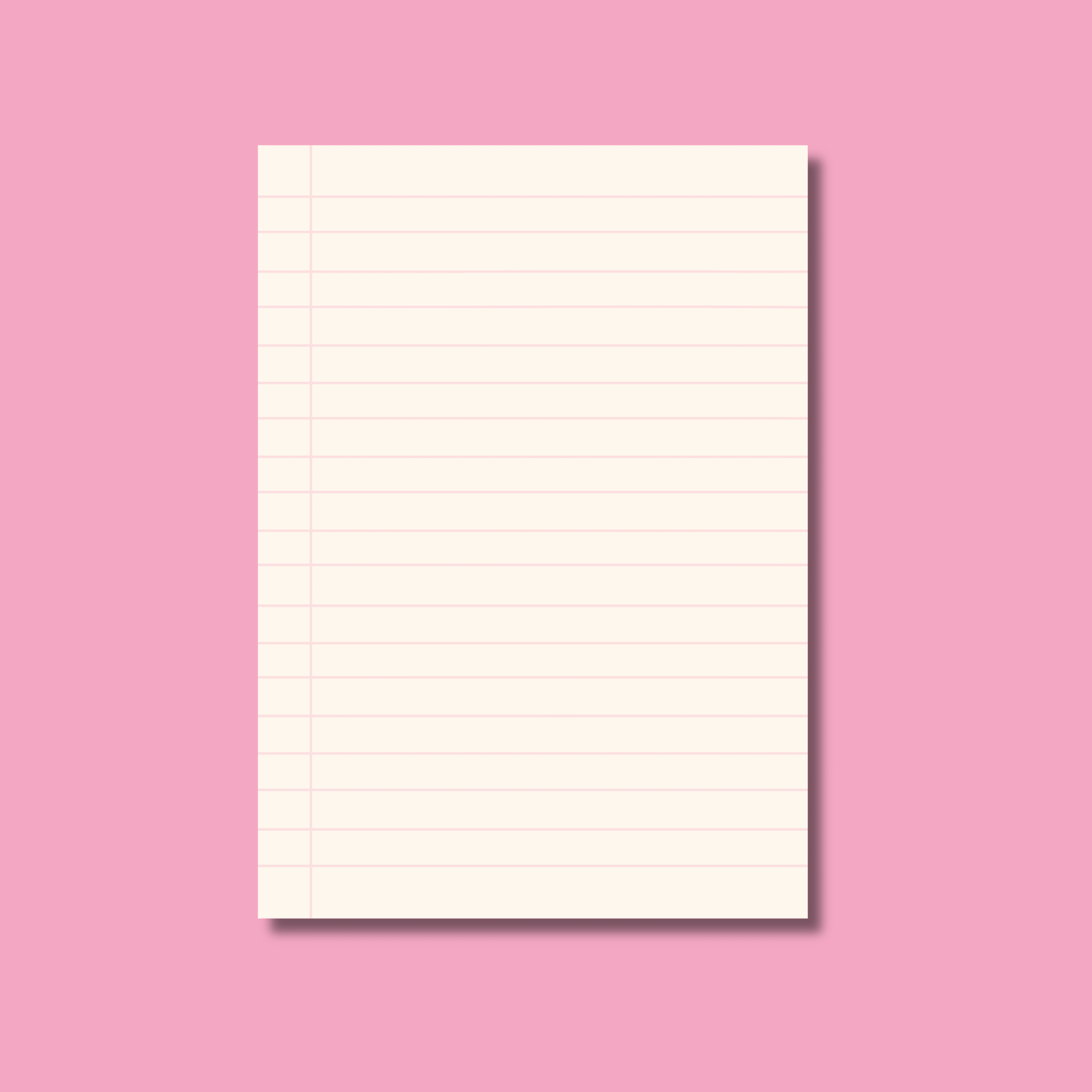 Notes Scrapbook Paper Pack A5 - Coquette Cloud Co